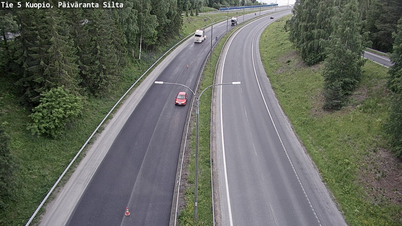 Kelikamerat Kuva Tie 5 Kuopio, Päiväranta silta, Kuopio, Pohjois-Savo
