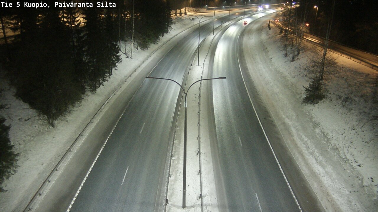 Weather Camera Image Road 5 Kuopio, Päiväranta silta, Kuopio, Pohjois-Savo