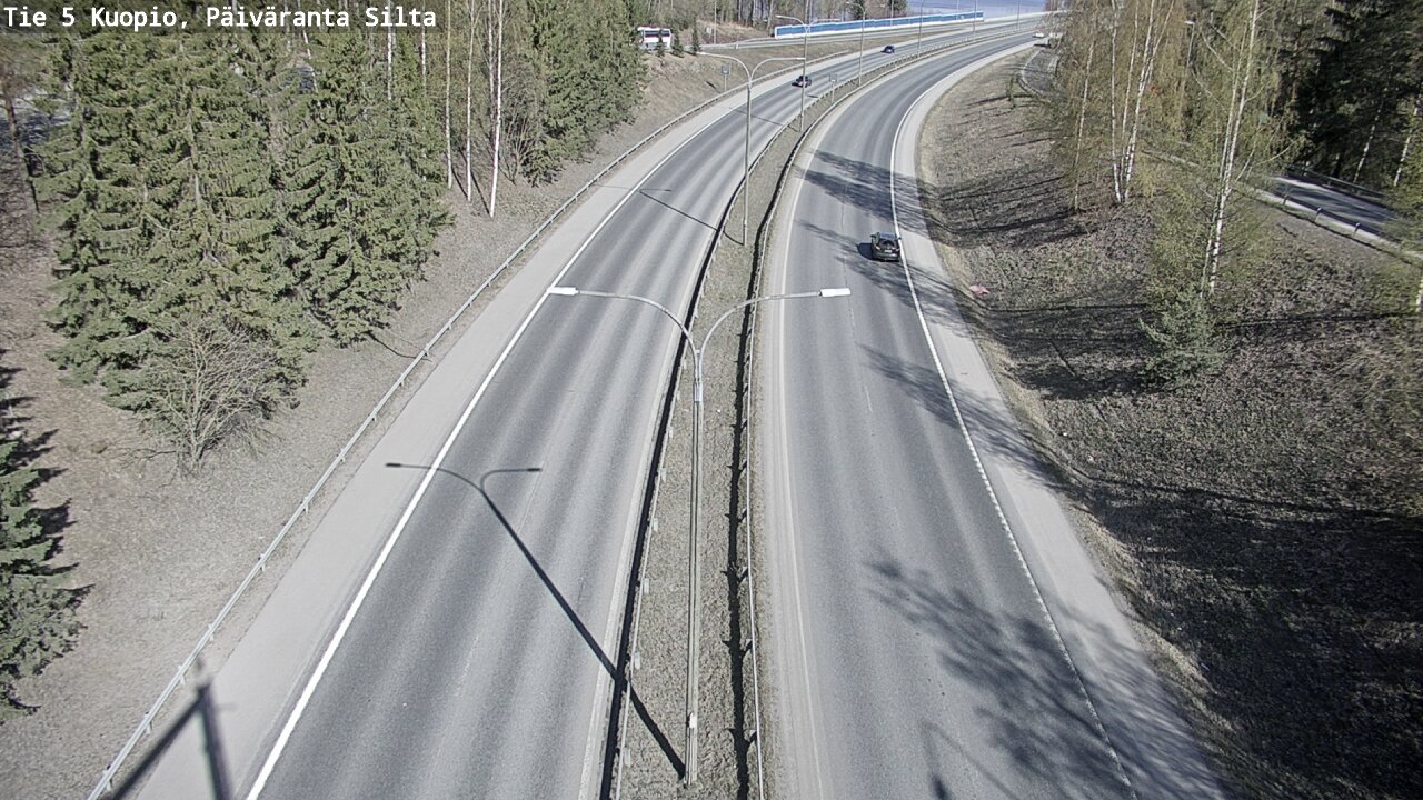 Kelikamerat Kuva Tie 5 Kuopio, Päiväranta silta, Kuopio, Pohjois-Savo