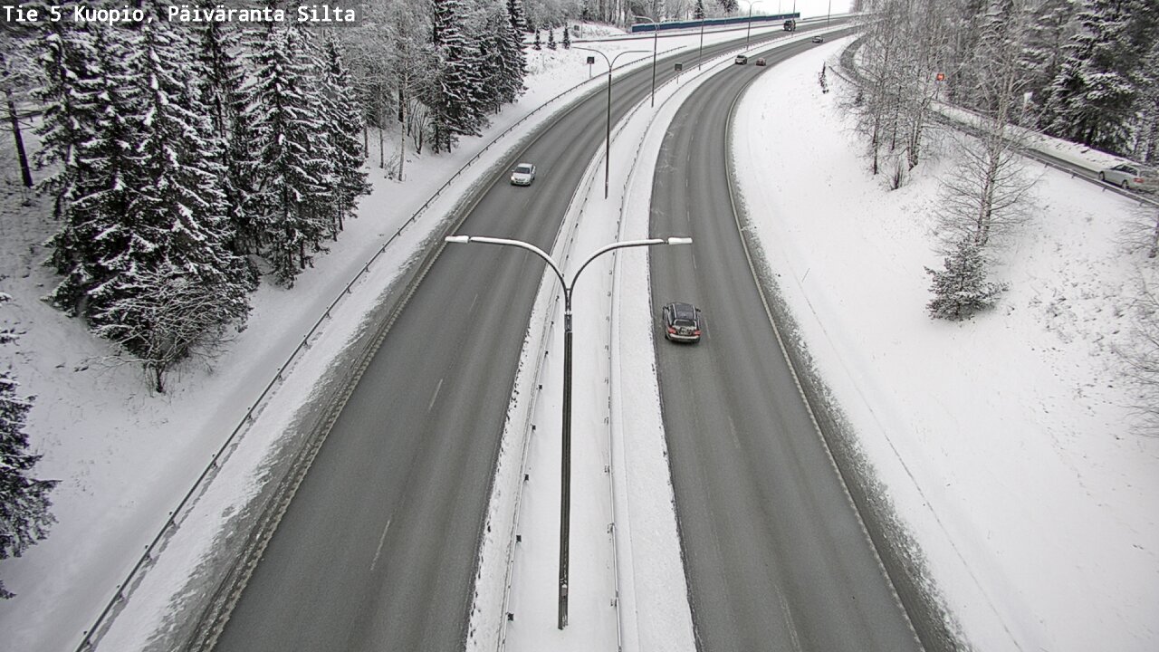 Kelikamerat Kuva Tie 5 Kuopio, Päiväranta silta, Kuopio, Pohjois-Savo