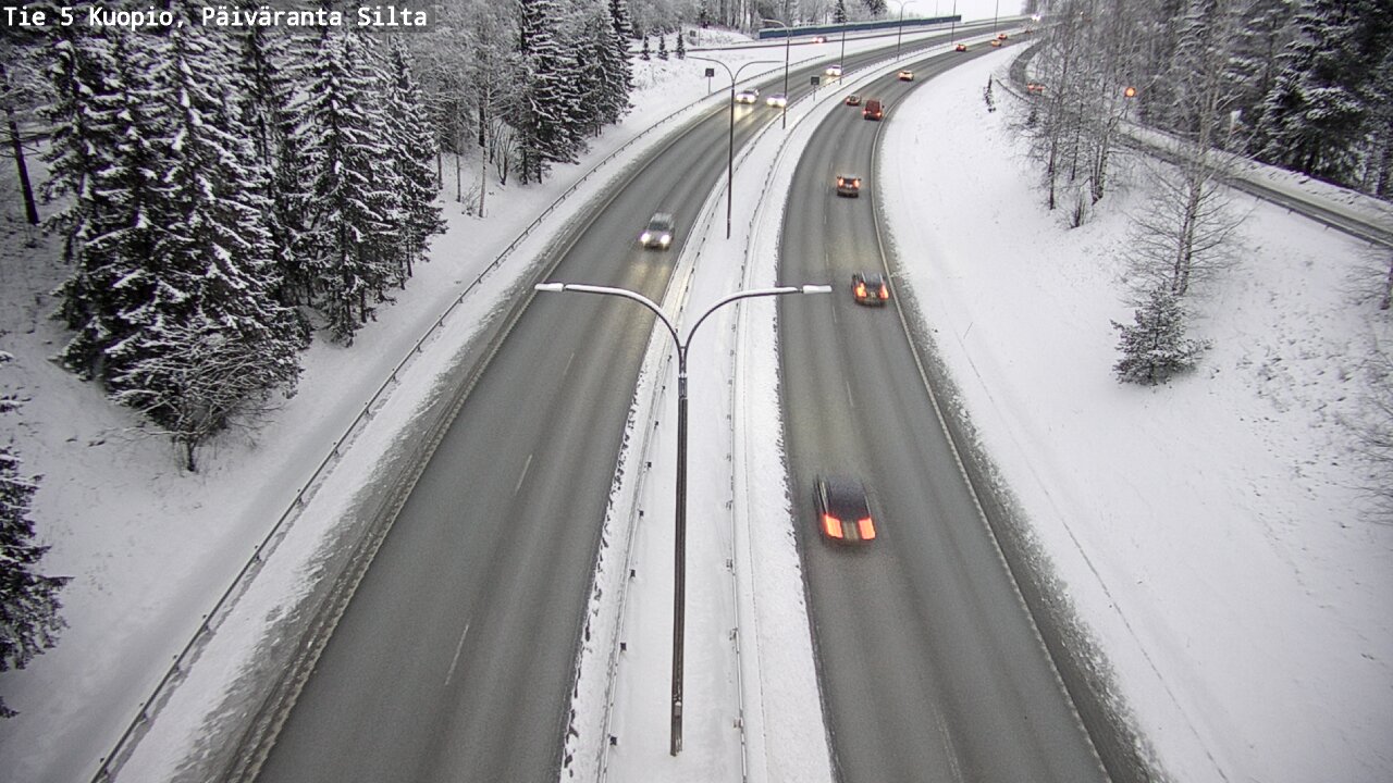 Kelikamerat Kuva Tie 5 Kuopio, Päiväranta silta, Kuopio, Pohjois-Savo