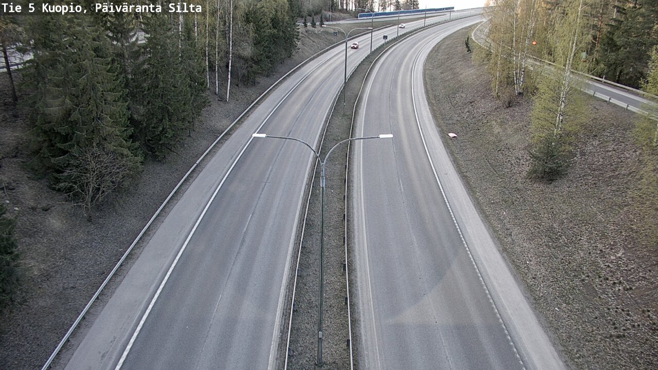 Weather Camera Image Road 5 Kuopio, Päiväranta silta, Kuopio, Pohjois-Savo