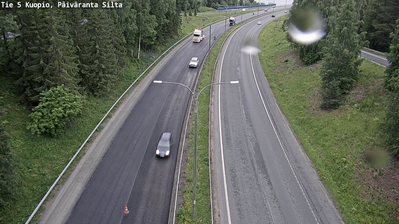Kelikamerat Kuva Tie 5 Kuopio, Päiväranta silta, Kuopio, Pohjois-Savo