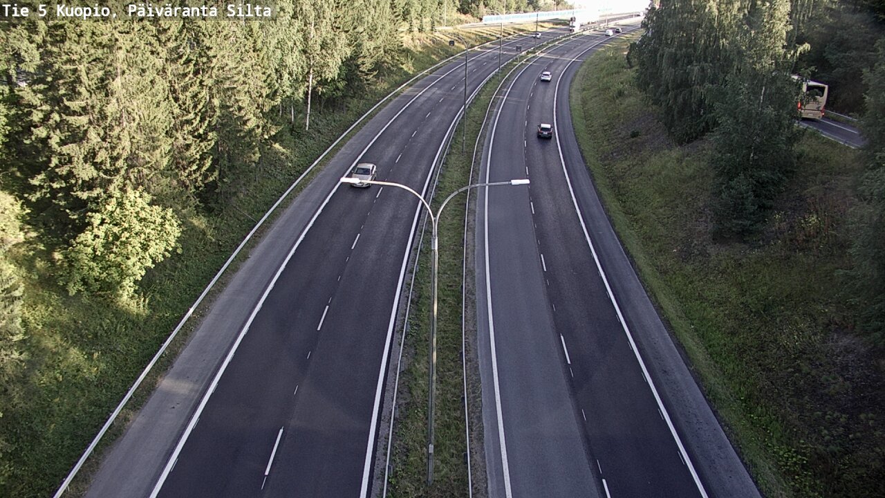 Weather Camera Image Road 5 Kuopio, Päiväranta silta, Kuopio, Pohjois-Savo