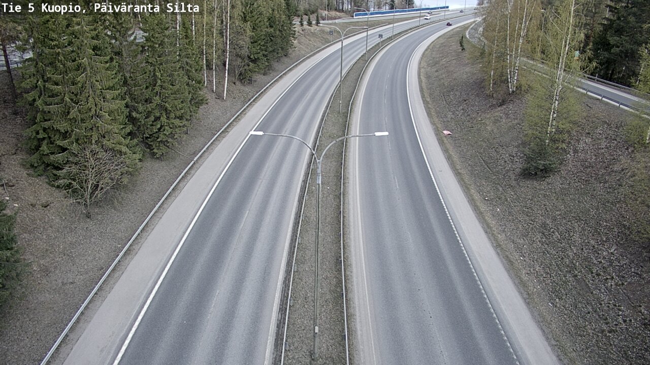 Kelikamerat Kuva Tie 5 Kuopio, Päiväranta silta, Kuopio, Pohjois-Savo