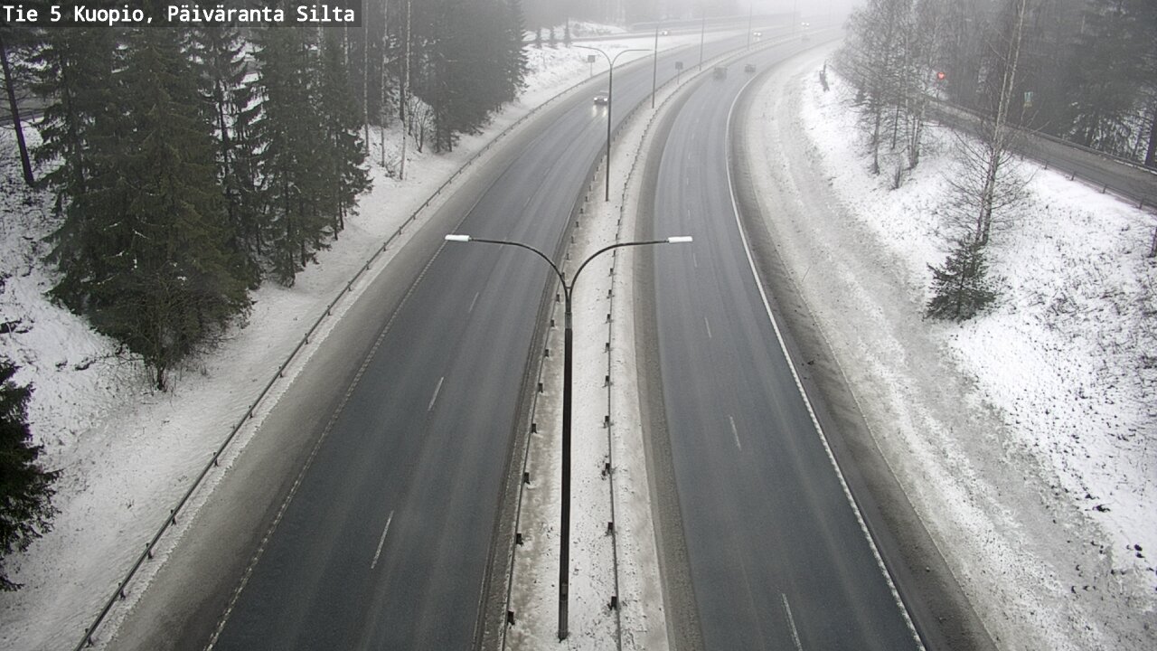 Weather Camera Image Road 5 Kuopio, Päiväranta silta, Kuopio, Pohjois-Savo
