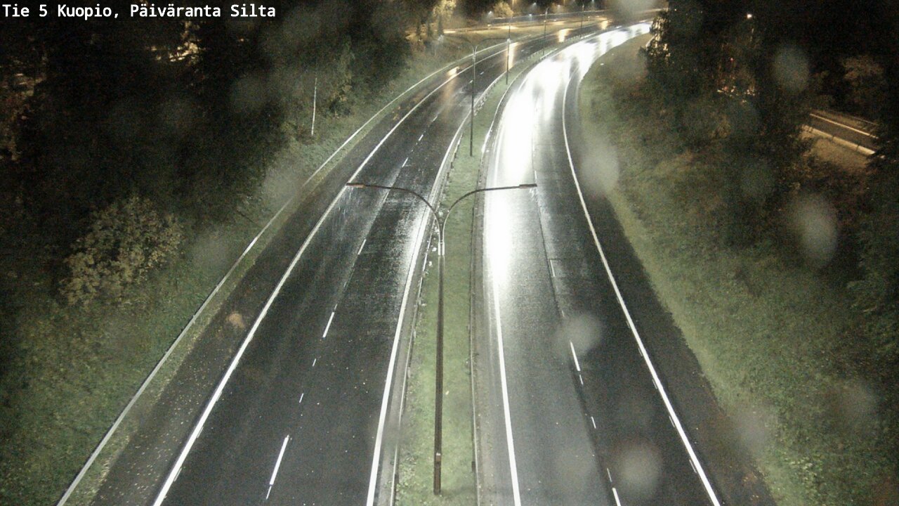 Weather Camera Image Road 5 Kuopio, Päiväranta silta, Kuopio, Pohjois-Savo