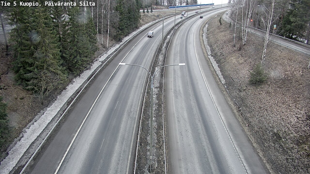 Kelikamerat Kuva Tie 5 Kuopio, Päiväranta silta, Kuopio, Pohjois-Savo