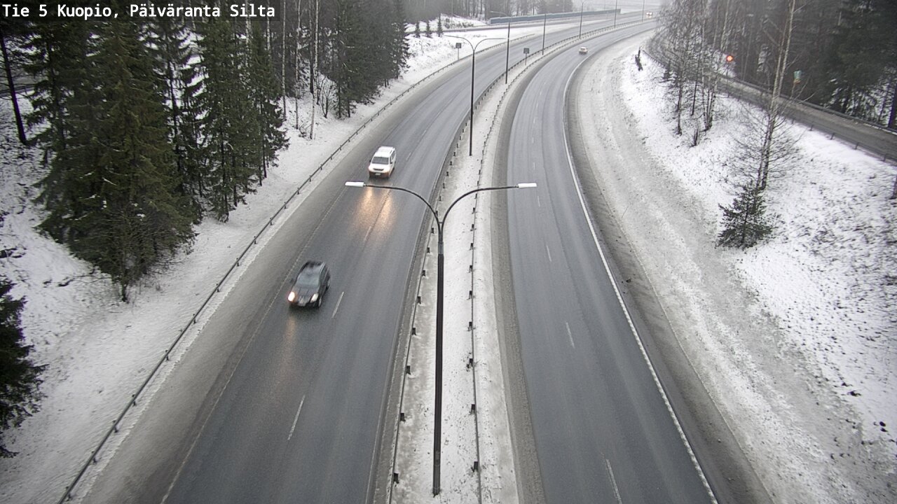 Weather Camera Image Road 5 Kuopio, Päiväranta silta, Kuopio, Pohjois-Savo