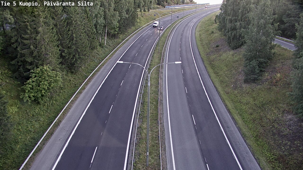 Weather Camera Image Road 5 Kuopio, Päiväranta silta, Kuopio, Pohjois-Savo