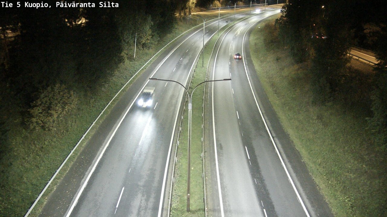 Weather Camera Image Road 5 Kuopio, Päiväranta silta, Kuopio, Pohjois-Savo