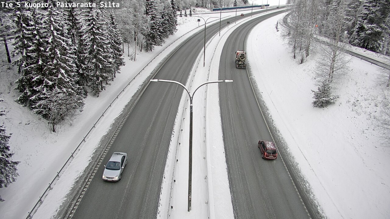 Kelikamerat Kuva Tie 5 Kuopio, Päiväranta silta, Kuopio, Pohjois-Savo