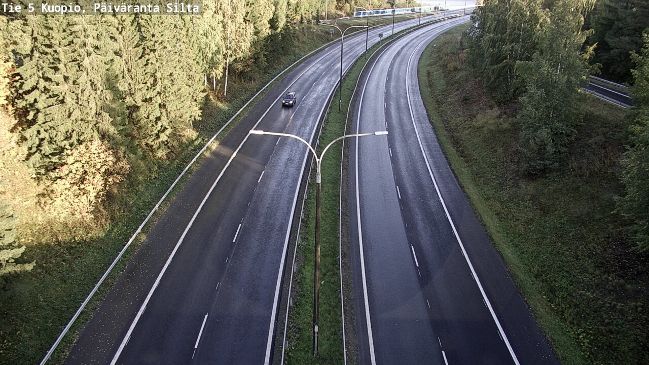 Weather Camera Image Road 5 Kuopio, Päiväranta silta, Kuopio, Pohjois-Savo