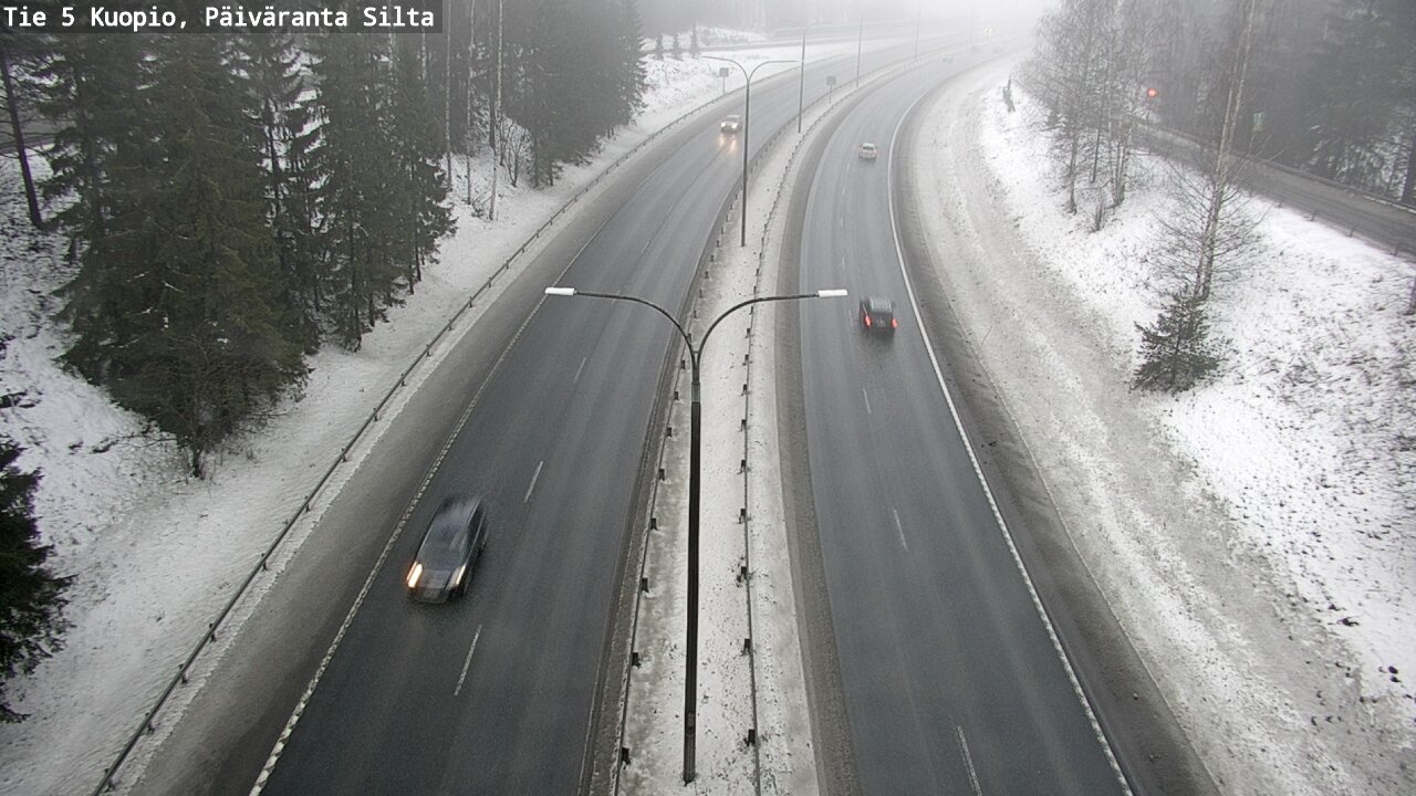 Weather Camera Image Road 5 Kuopio, Päiväranta silta, Kuopio, Pohjois-Savo
