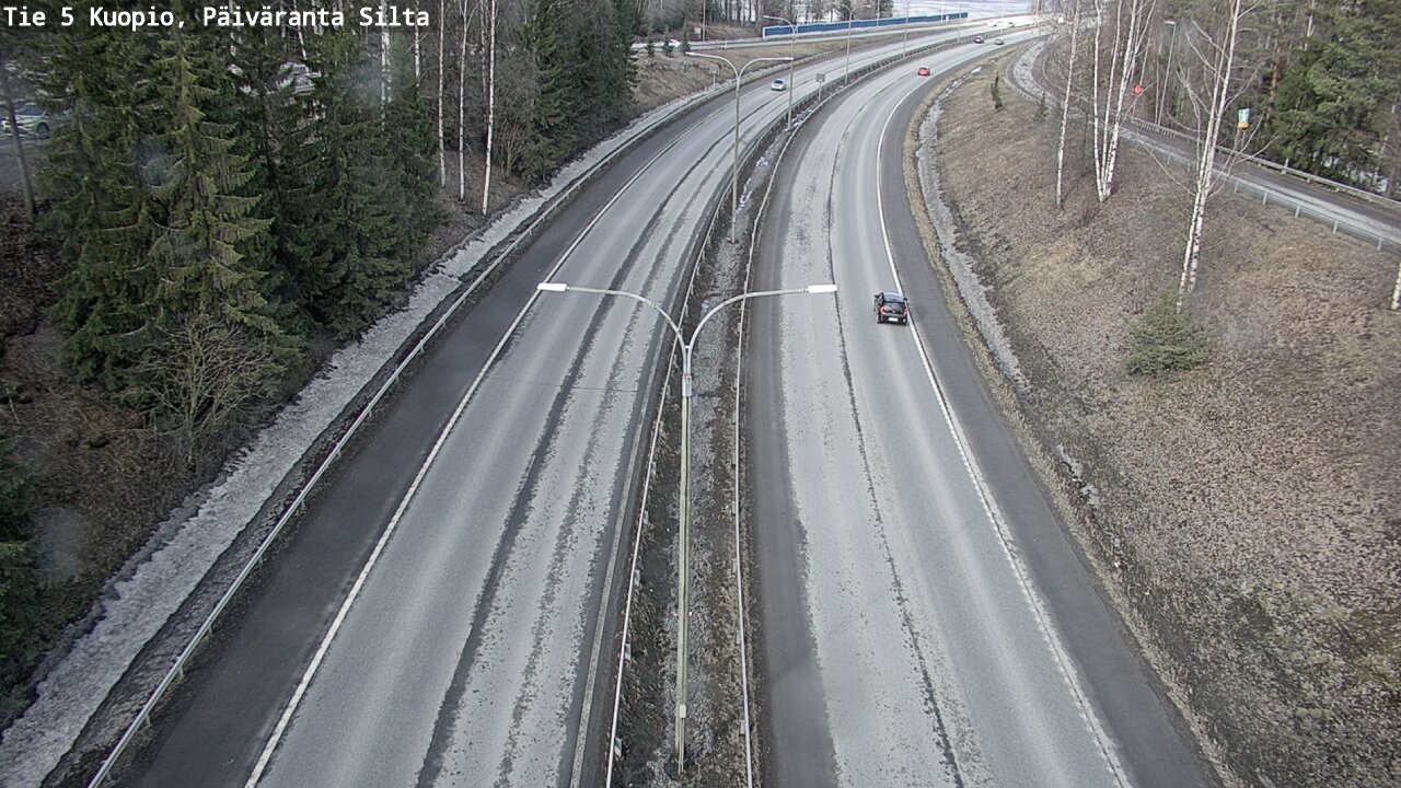 Kelikamerat Kuva Tie 5 Kuopio, Päiväranta silta, Kuopio, Pohjois-Savo