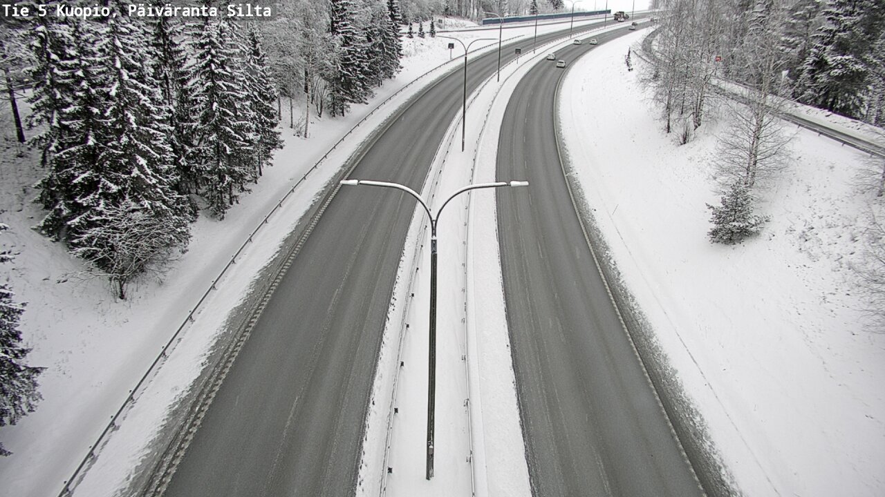 Kelikamerat Kuva Tie 5 Kuopio, Päiväranta silta, Kuopio, Pohjois-Savo