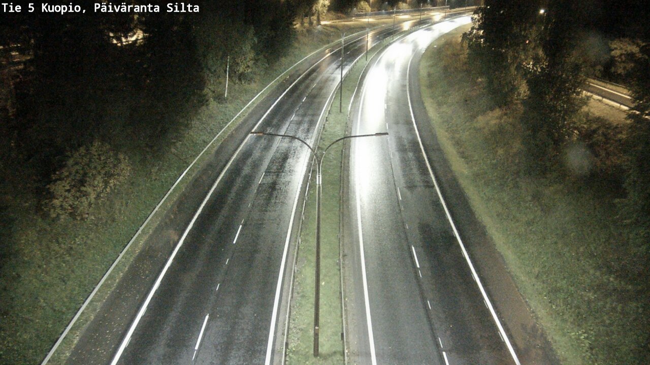 Weather Camera Image Road 5 Kuopio, Päiväranta silta, Kuopio, Pohjois-Savo