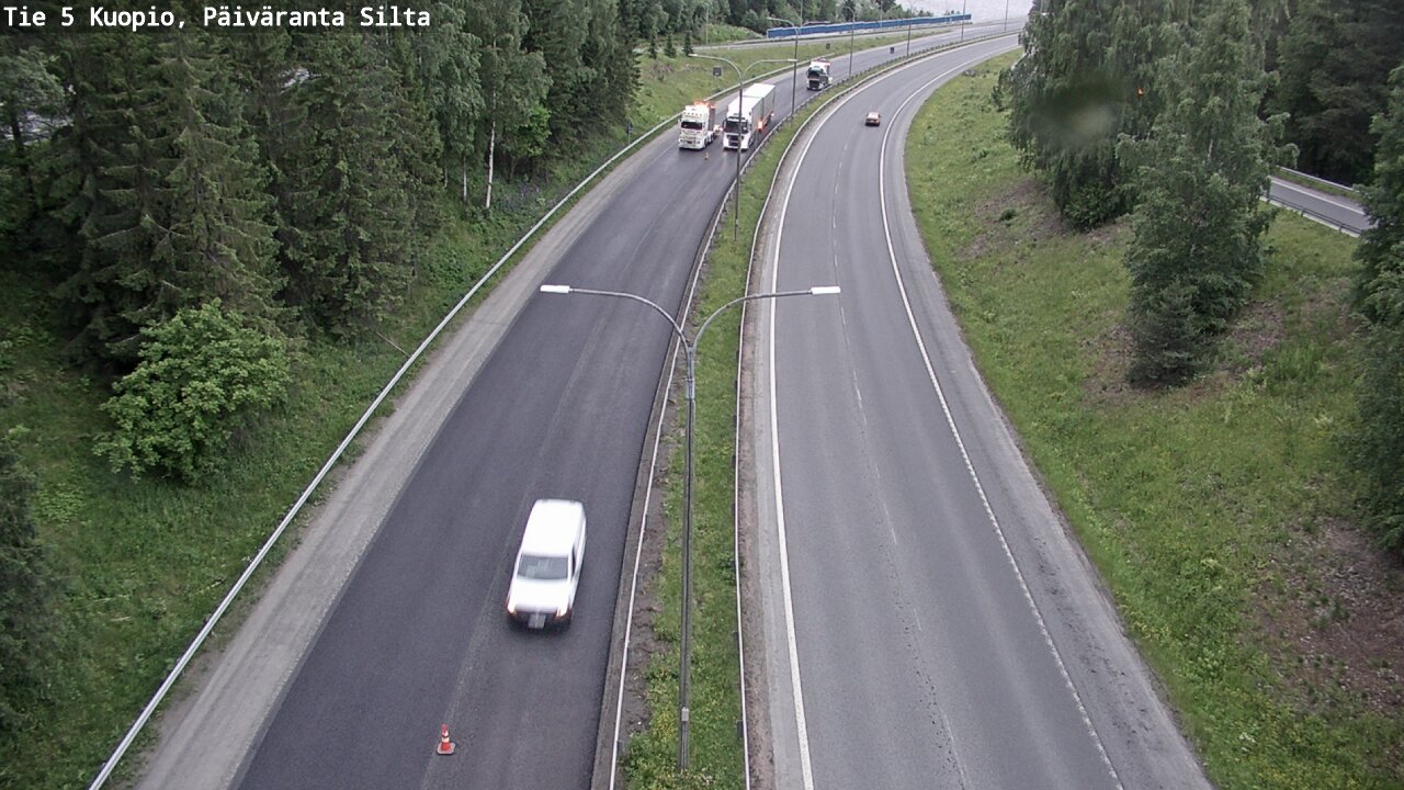 Kelikamerat Kuva Tie 5 Kuopio, Päiväranta silta, Kuopio, Pohjois-Savo