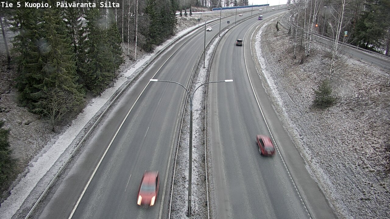 Kelikamerat Kuva Tie 5 Kuopio, Päiväranta silta, Kuopio, Pohjois-Savo