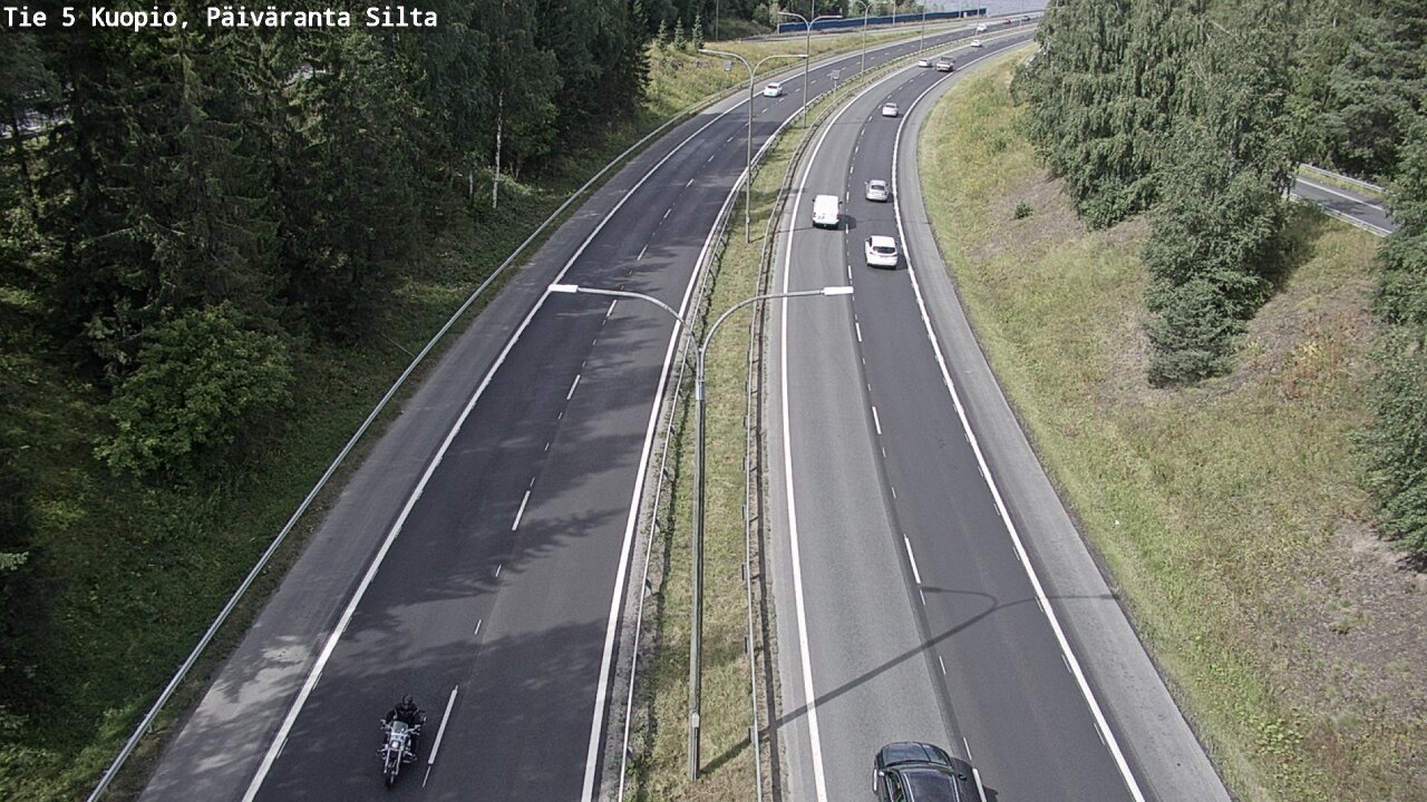 Kelikamerat Kuva Tie 5 Kuopio, Päiväranta silta, Kuopio, Pohjois-Savo
