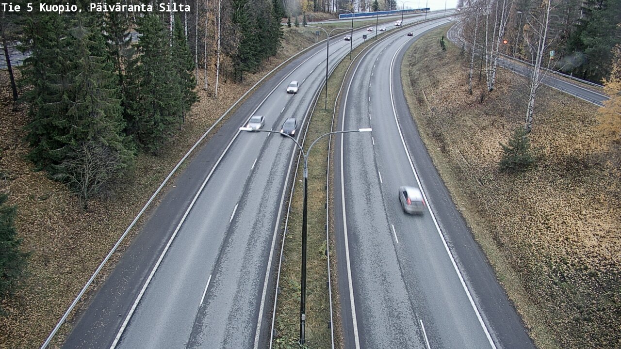 Weather Camera Image Väg 5 Kuopio, Päiväranta silta, Kuopio, Pohjois-Savo