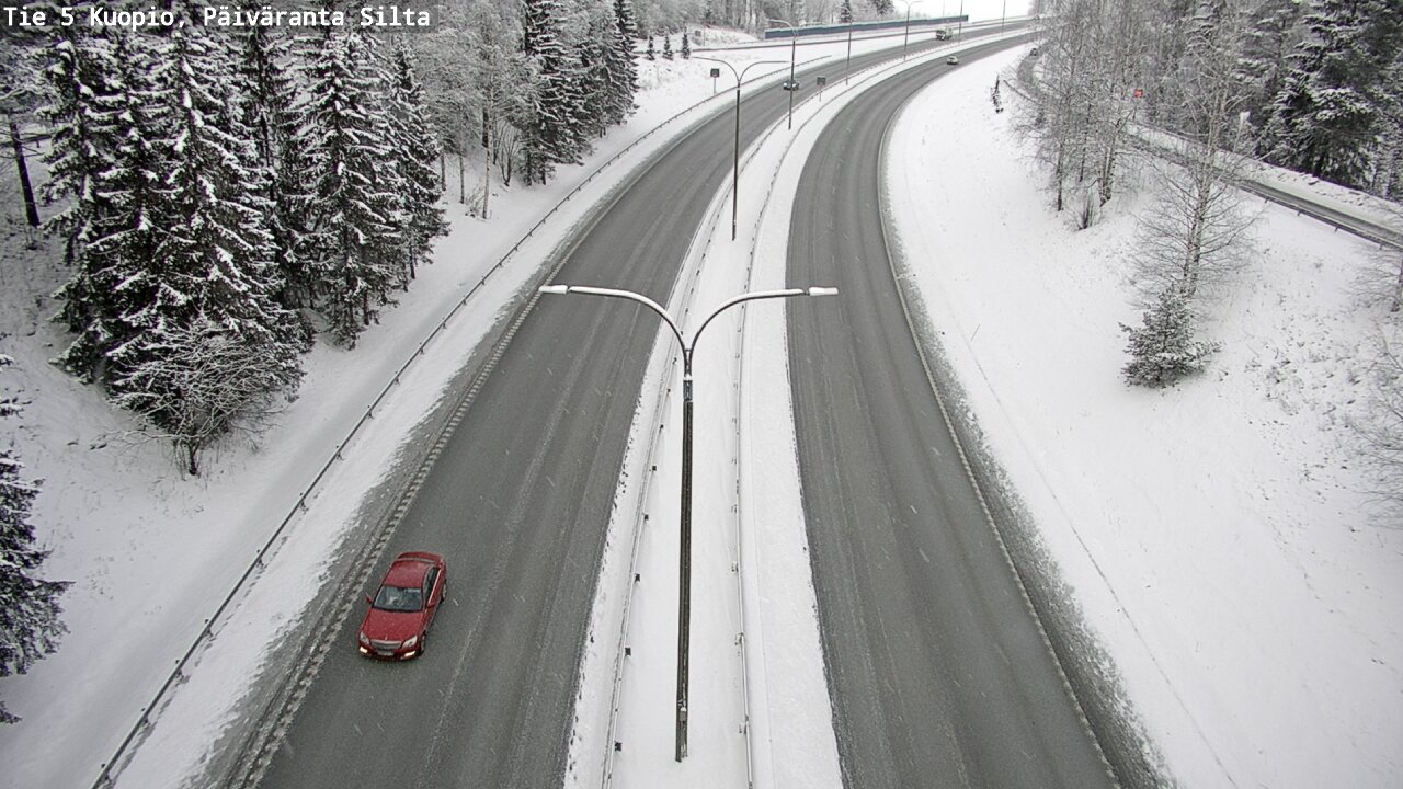 Kelikamerat Kuva Tie 5 Kuopio, Päiväranta silta, Kuopio, Pohjois-Savo