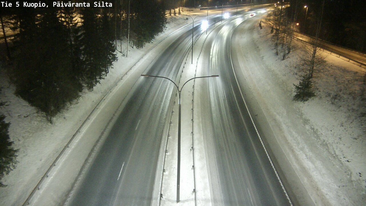 Weather Camera Image Road 5 Kuopio, Päiväranta silta, Kuopio, Pohjois-Savo