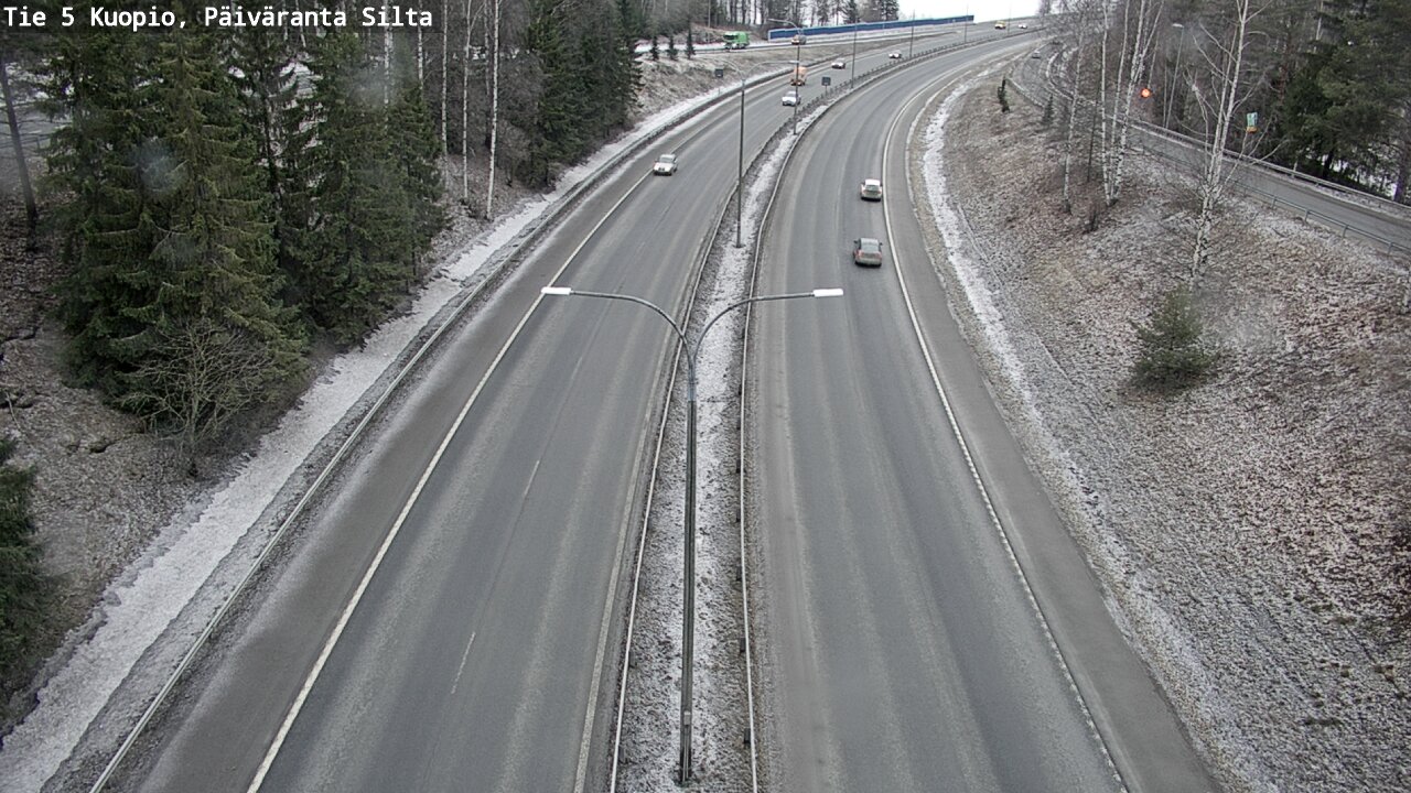 Kelikamerat Kuva Tie 5 Kuopio, Päiväranta silta, Kuopio, Pohjois-Savo