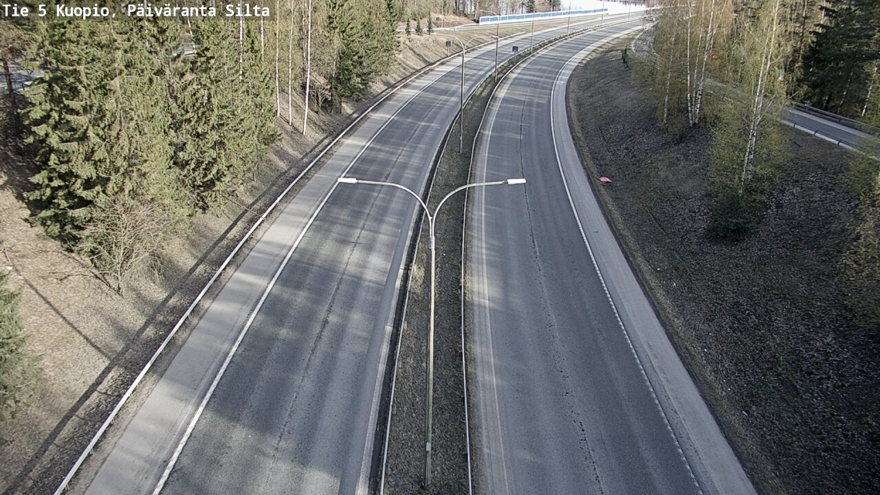 Kelikamerat Kuva Tie 5 Kuopio, Päiväranta silta, Kuopio, Pohjois-Savo