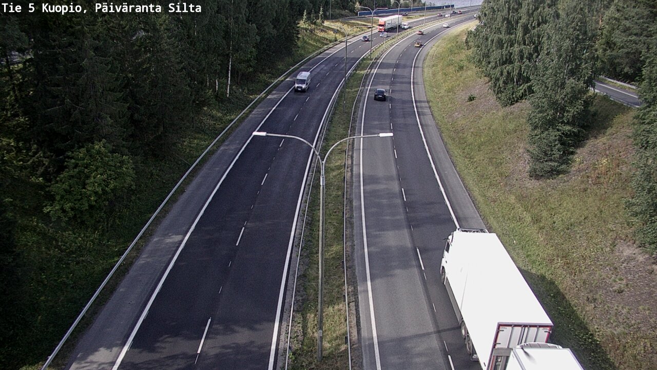 Kelikamerat Kuva Tie 5 Kuopio, Päiväranta silta, Kuopio, Pohjois-Savo