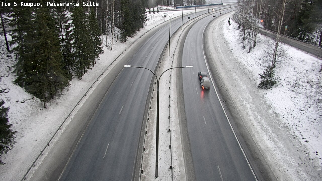 Weather Camera Image Road 5 Kuopio, Päiväranta silta, Kuopio, Pohjois-Savo