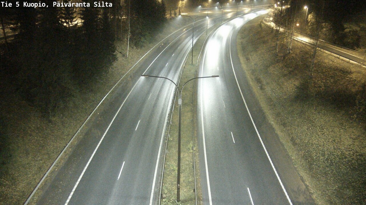 Weather Camera Image Road 5 Kuopio, Päiväranta silta, Kuopio, Pohjois-Savo