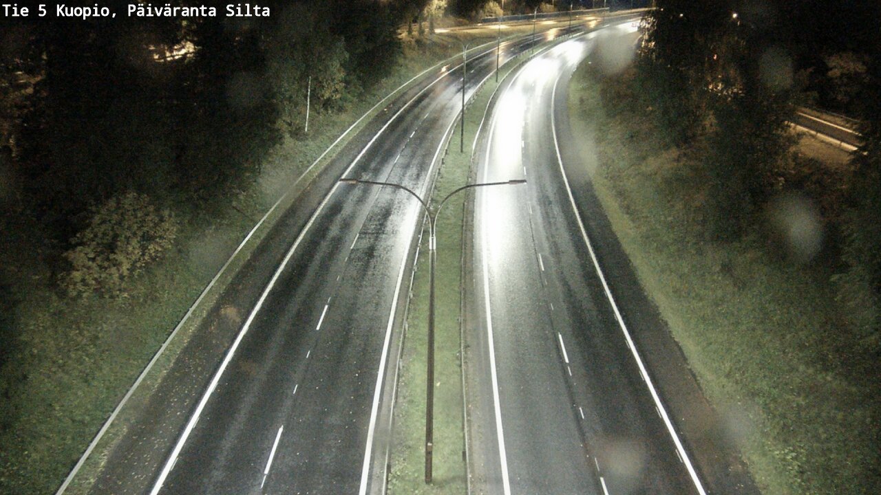 Weather Camera Image Road 5 Kuopio, Päiväranta silta, Kuopio, Pohjois-Savo