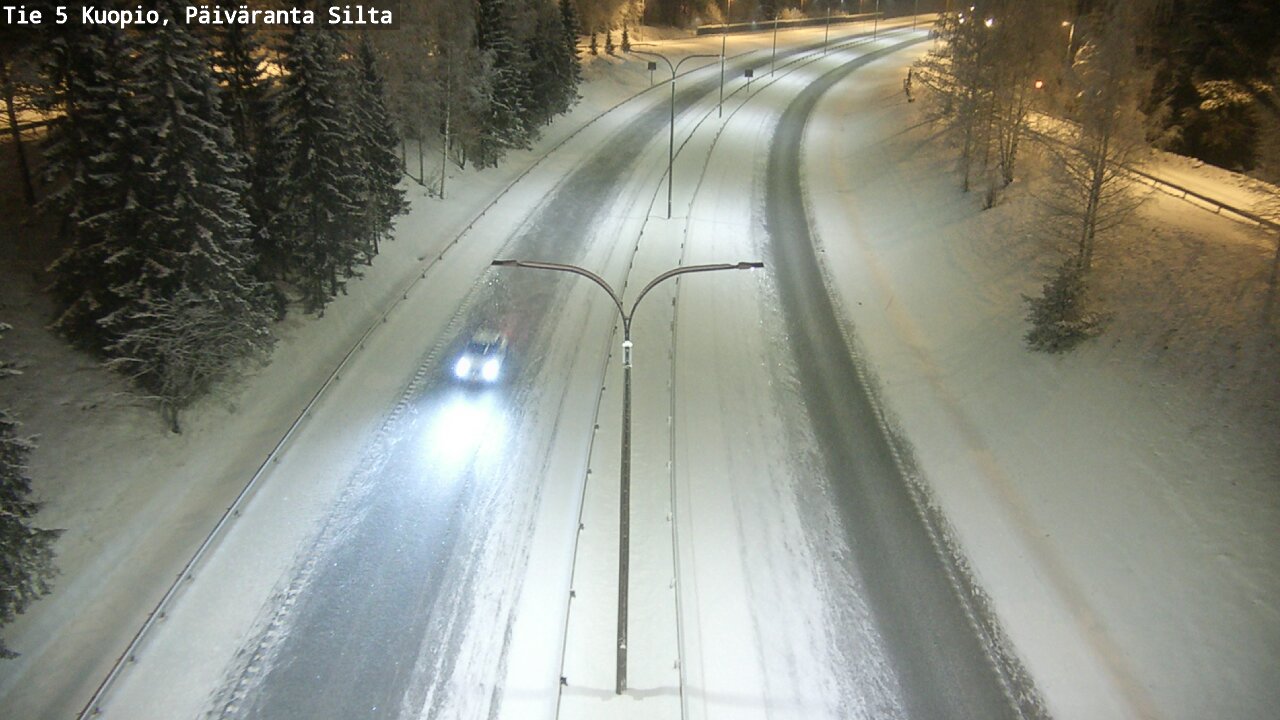 Kelikamerat Kuva Tie 5 Kuopio, Päiväranta silta, Kuopio, Pohjois-Savo
