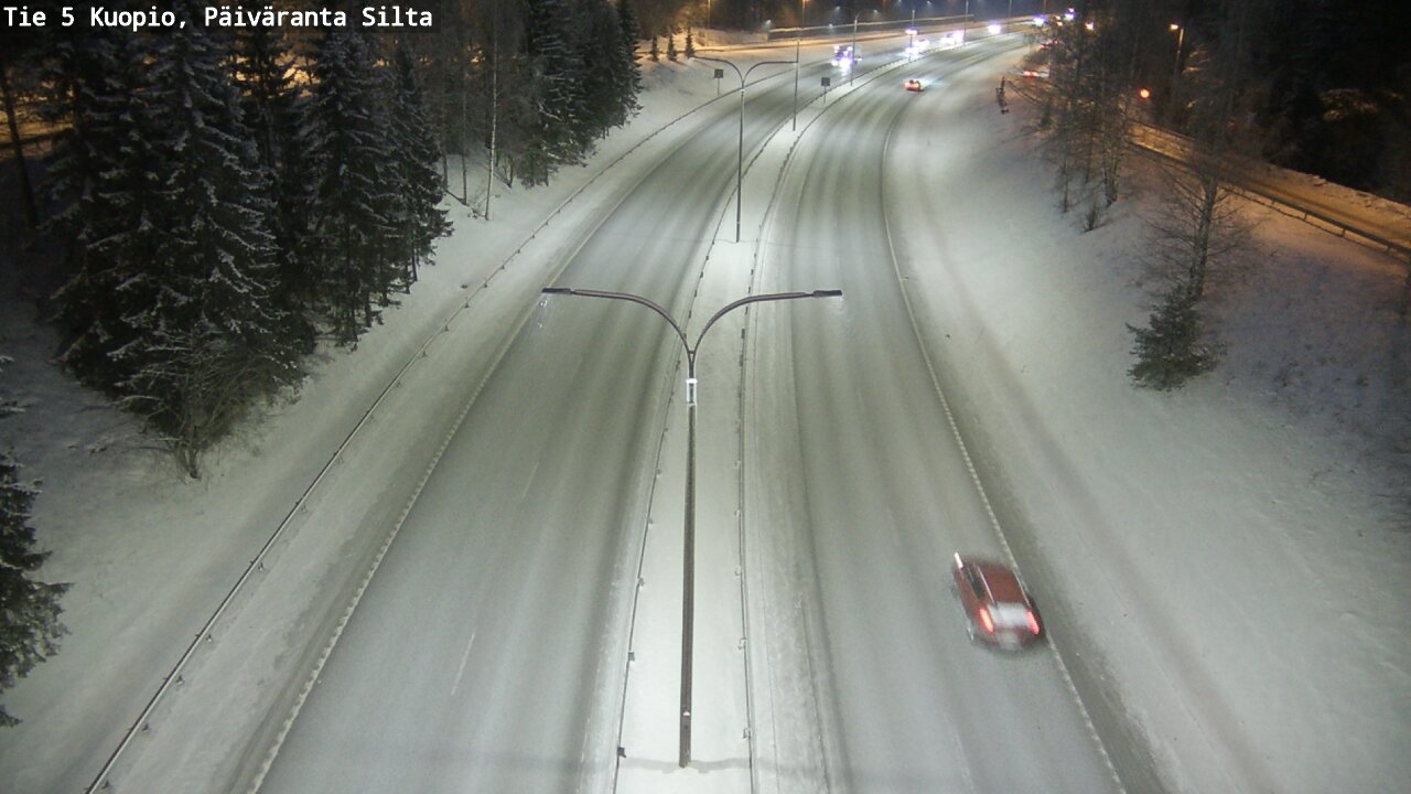 Kelikamerat Kuva Tie 5 Kuopio, Päiväranta silta, Kuopio, Pohjois-Savo