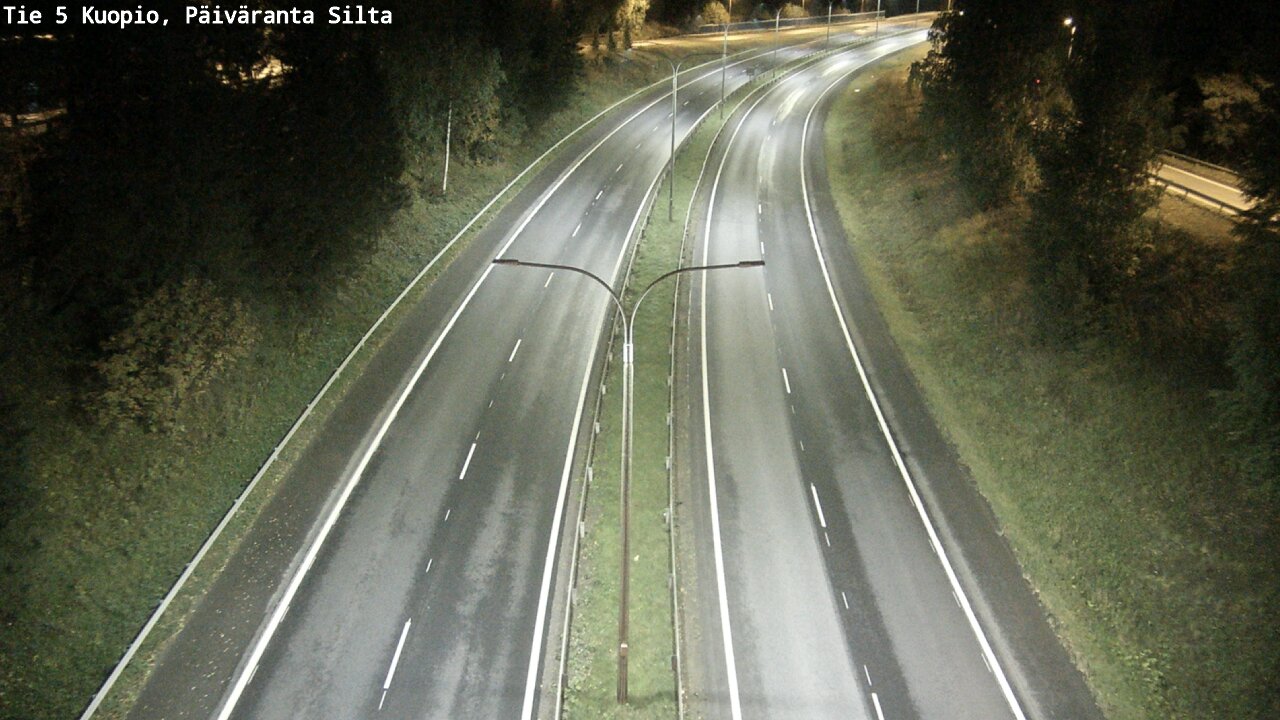 Weather Camera Image Road 5 Kuopio, Päiväranta silta, Kuopio, Pohjois-Savo