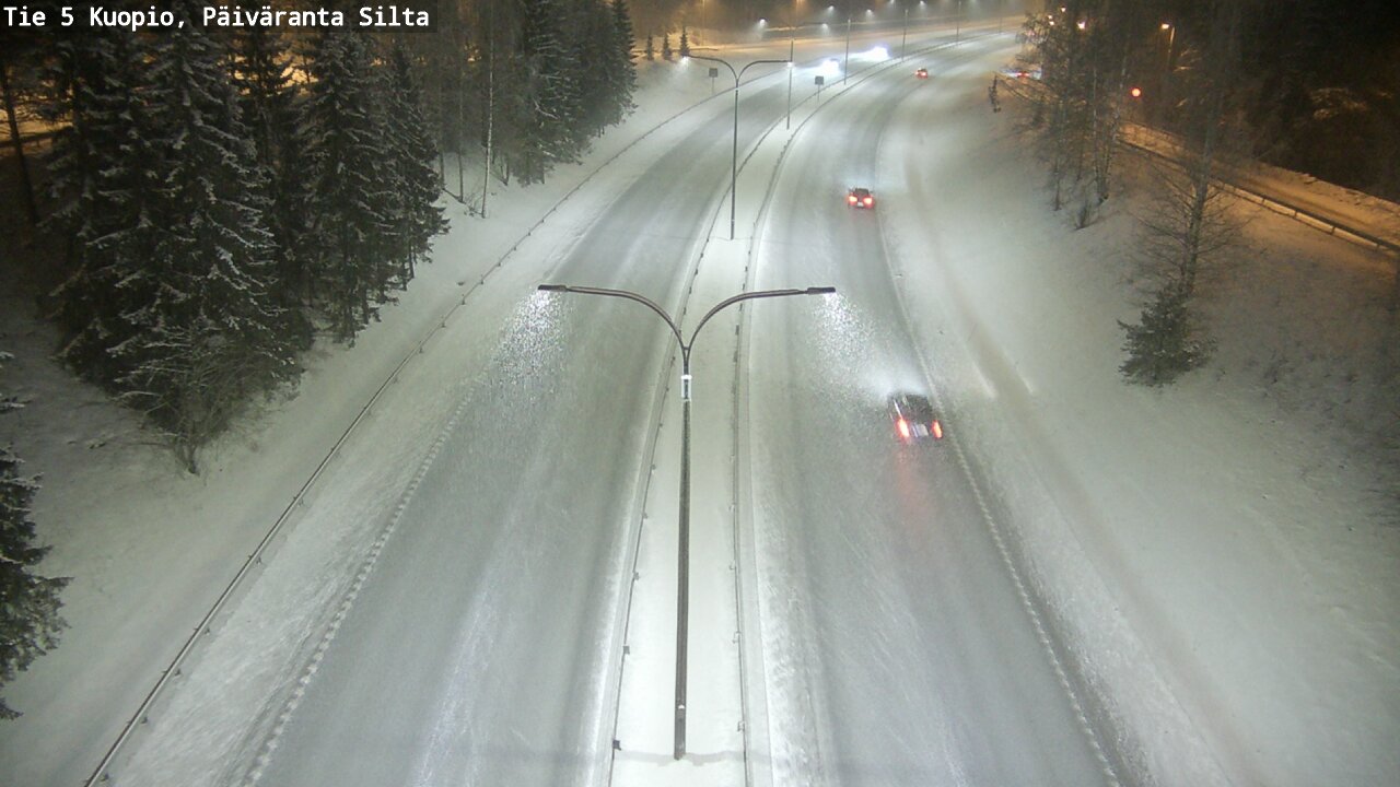 Kelikamerat Kuva Tie 5 Kuopio, Päiväranta silta, Kuopio, Pohjois-Savo