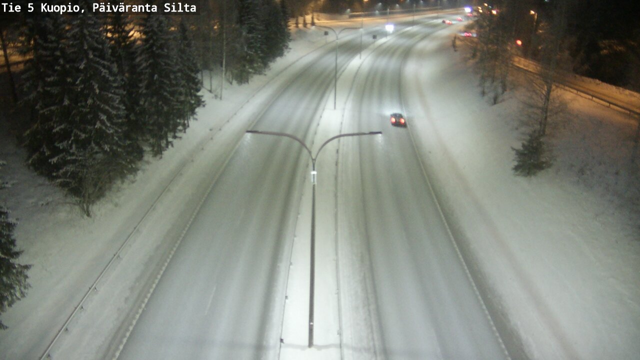 Kelikamerat Kuva Tie 5 Kuopio, Päiväranta silta, Kuopio, Pohjois-Savo