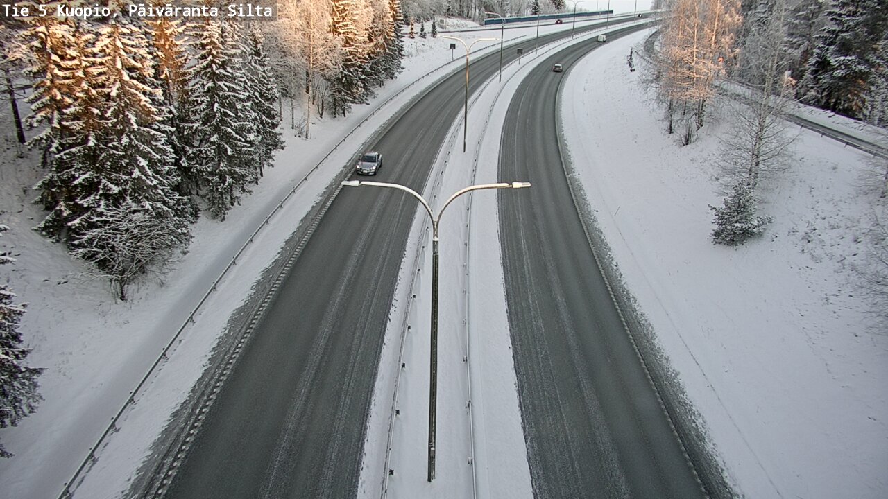 Kelikamerat Kuva Tie 5 Kuopio, Päiväranta silta, Kuopio, Pohjois-Savo