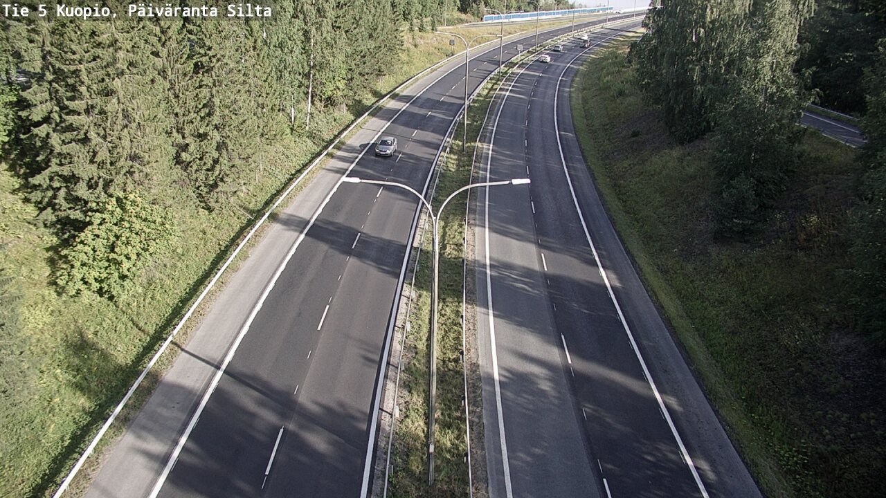 Weather Camera Image Road 5 Kuopio, Päiväranta silta, Kuopio, Pohjois-Savo