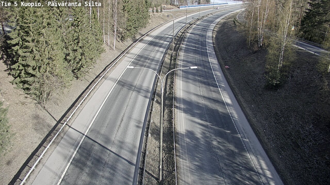 Weather Camera Image Road 5 Kuopio, Päiväranta silta, Kuopio, Pohjois-Savo