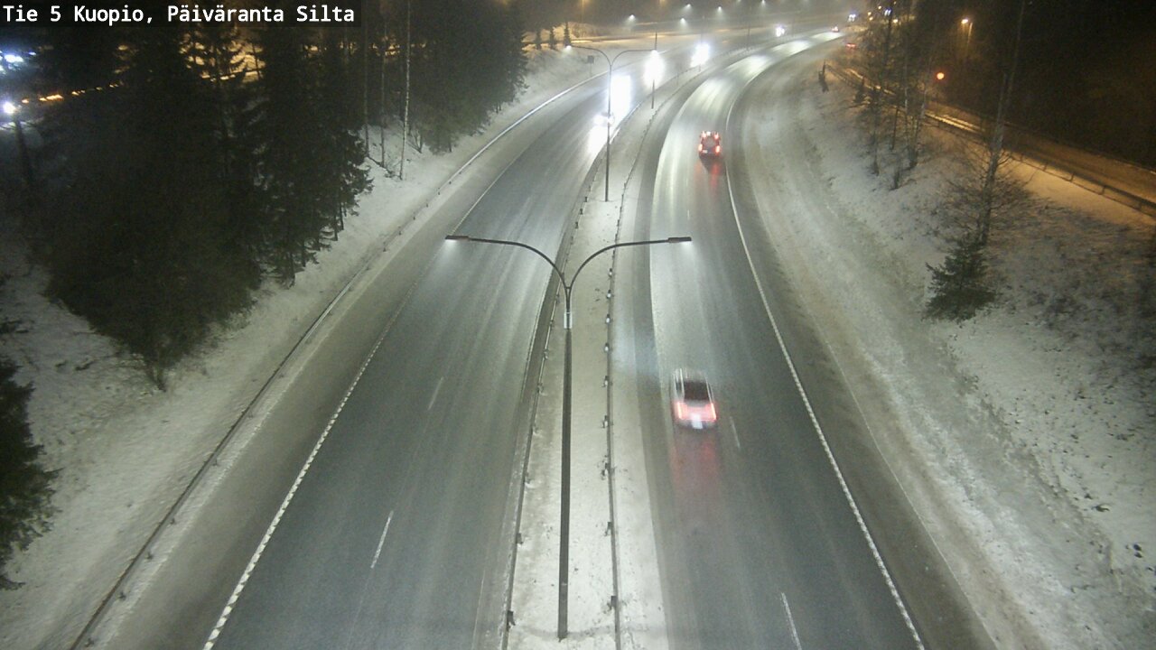 Weather Camera Image Road 5 Kuopio, Päiväranta silta, Kuopio, Pohjois-Savo