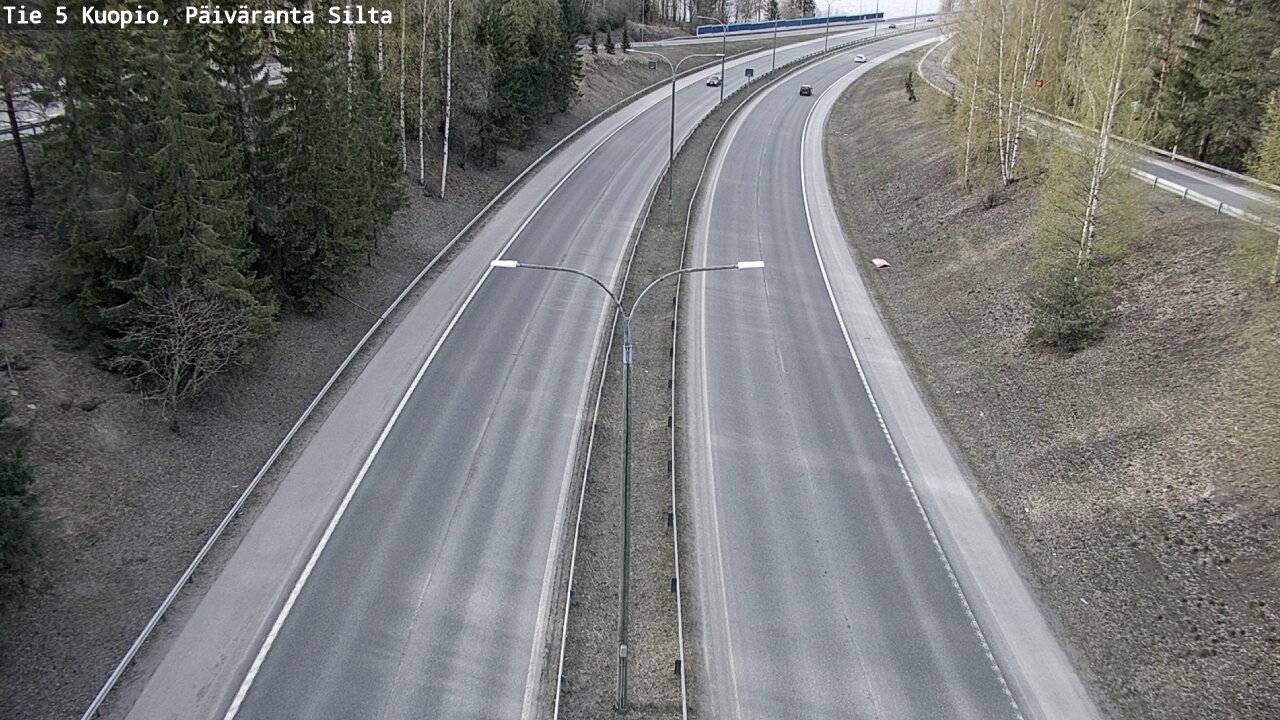 Weather Camera Image Road 5 Kuopio, Päiväranta silta, Kuopio, Pohjois-Savo