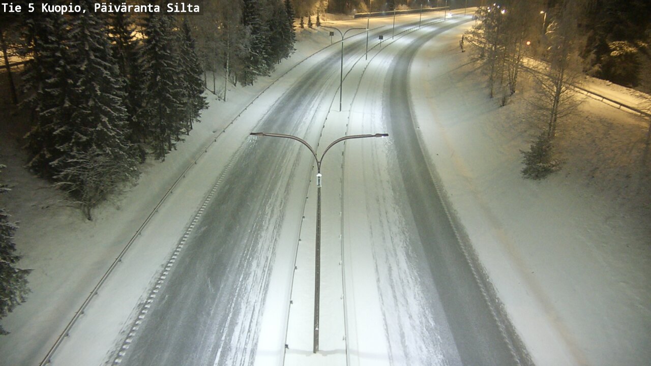 Kelikamerat Kuva Tie 5 Kuopio, Päiväranta silta, Kuopio, Pohjois-Savo