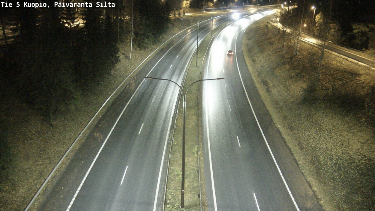 Weather Camera Image Road 5 Kuopio, Päiväranta silta, Kuopio, Pohjois-Savo