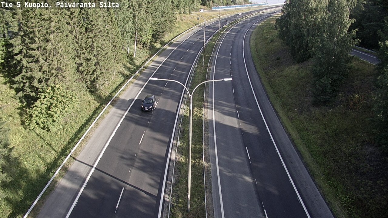 Weather Camera Image Road 5 Kuopio, Päiväranta silta, Kuopio, Pohjois-Savo