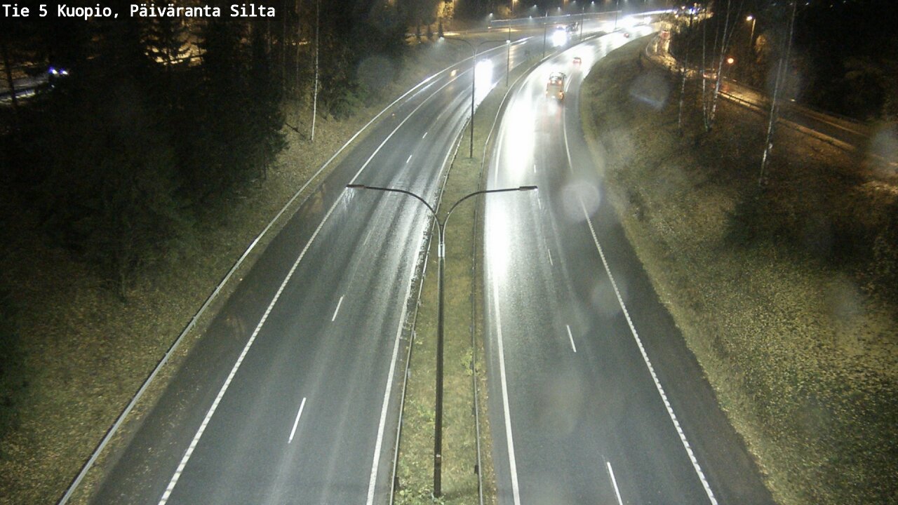 Weather Camera Image Väg 5 Kuopio, Päiväranta silta, Kuopio, Pohjois-Savo