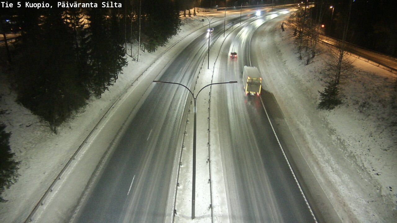 Weather Camera Image Road 5 Kuopio, Päiväranta silta, Kuopio, Pohjois-Savo
