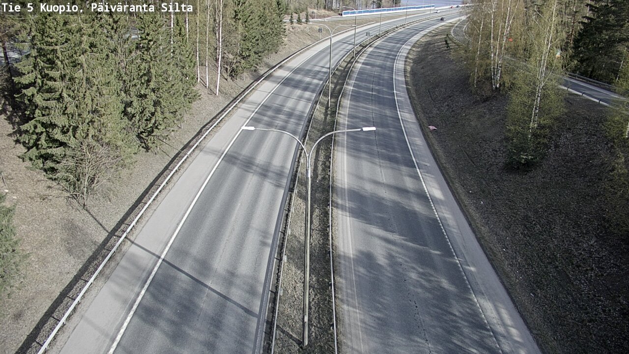 Kelikamerat Kuva Tie 5 Kuopio, Päiväranta silta, Kuopio, Pohjois-Savo