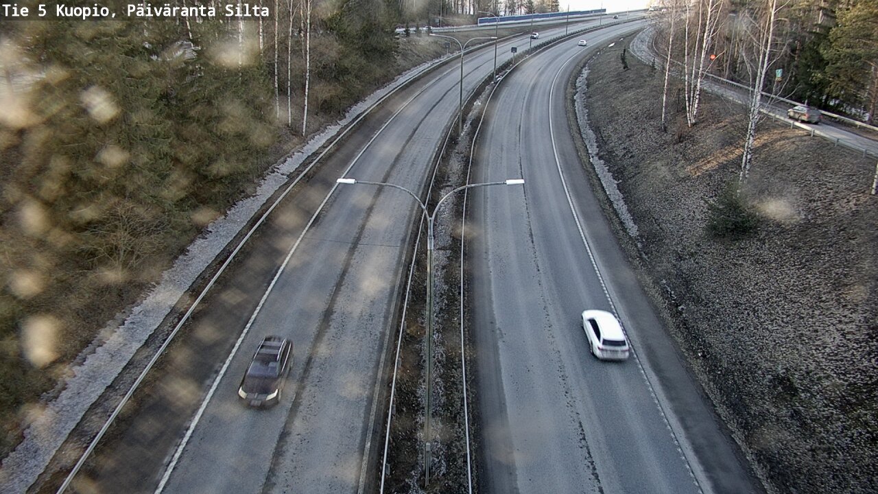 Kelikamerat Kuva Tie 5 Kuopio, Päiväranta silta, Kuopio, Pohjois-Savo